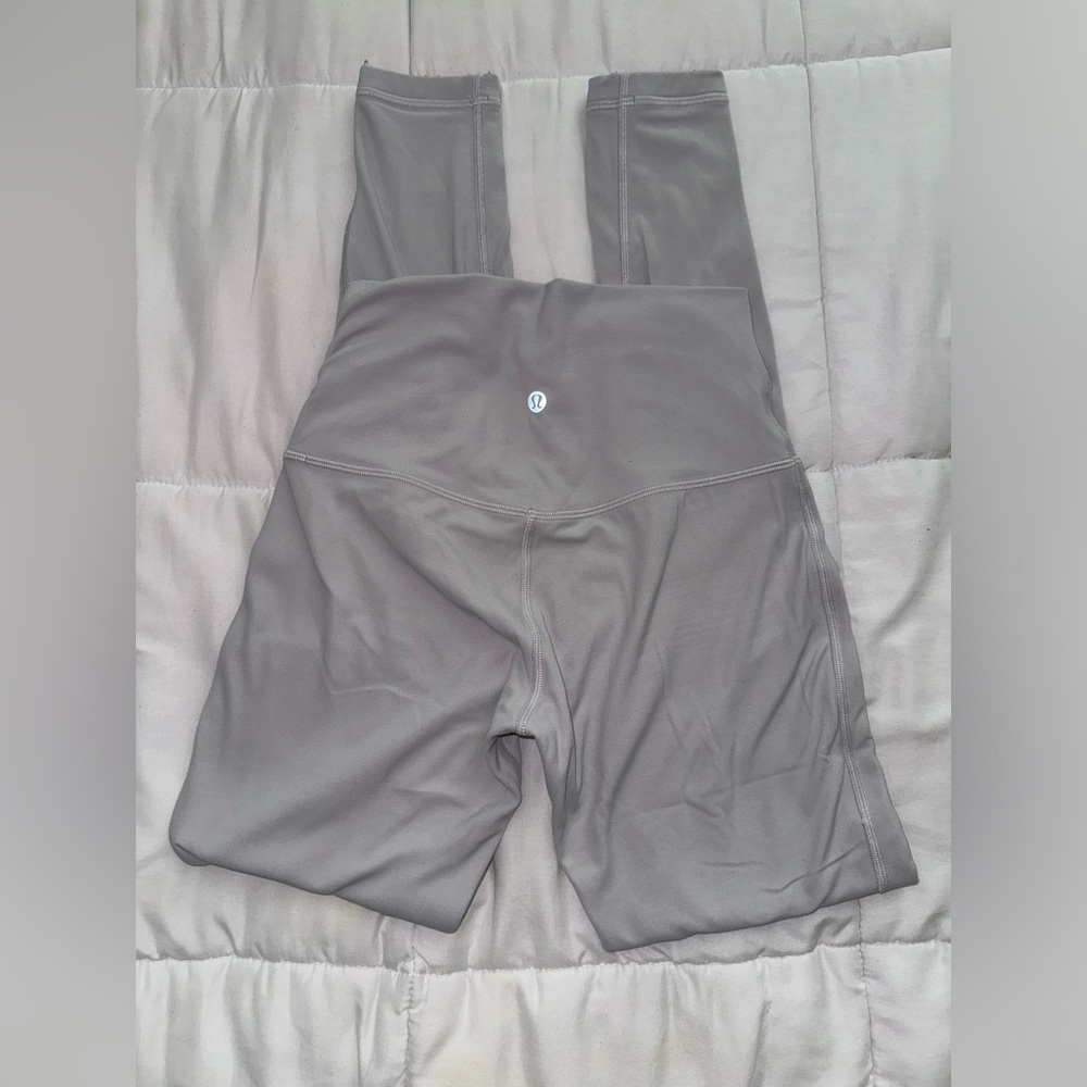 Lululemon Align Pant 28" Chrome light silver full length double lined - Picture 10 of 12
